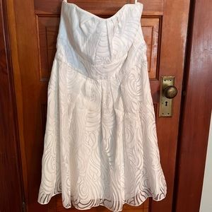 White House Black Market strapless dress